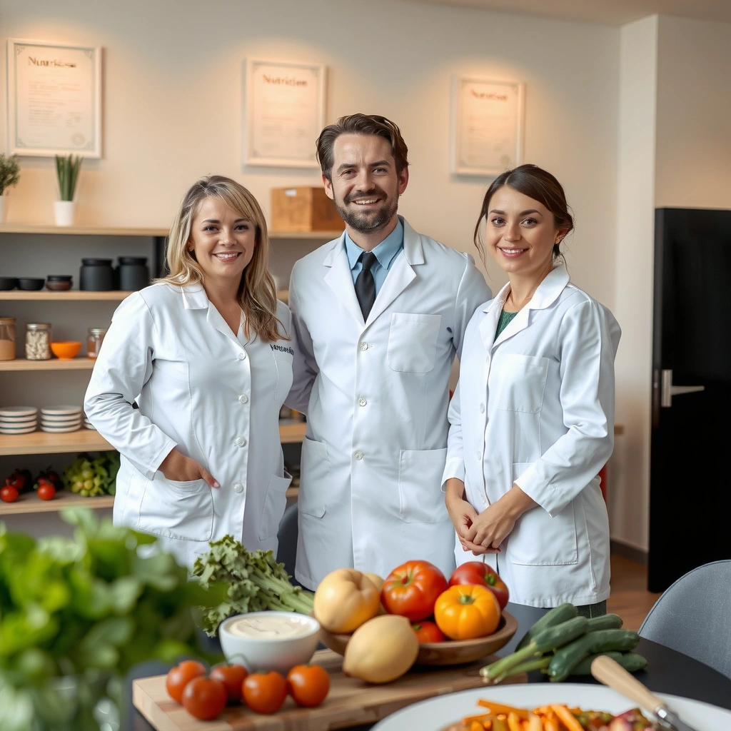 Professionelles Ernährungsberater-Team in Berlin